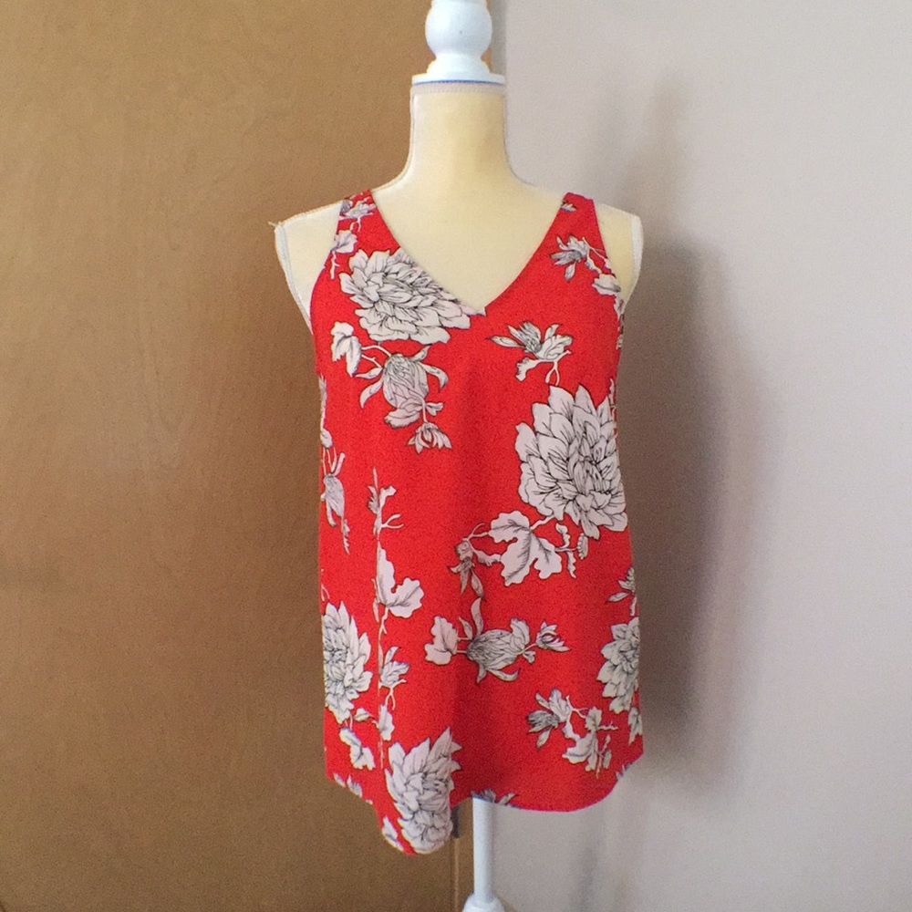 Red blouse